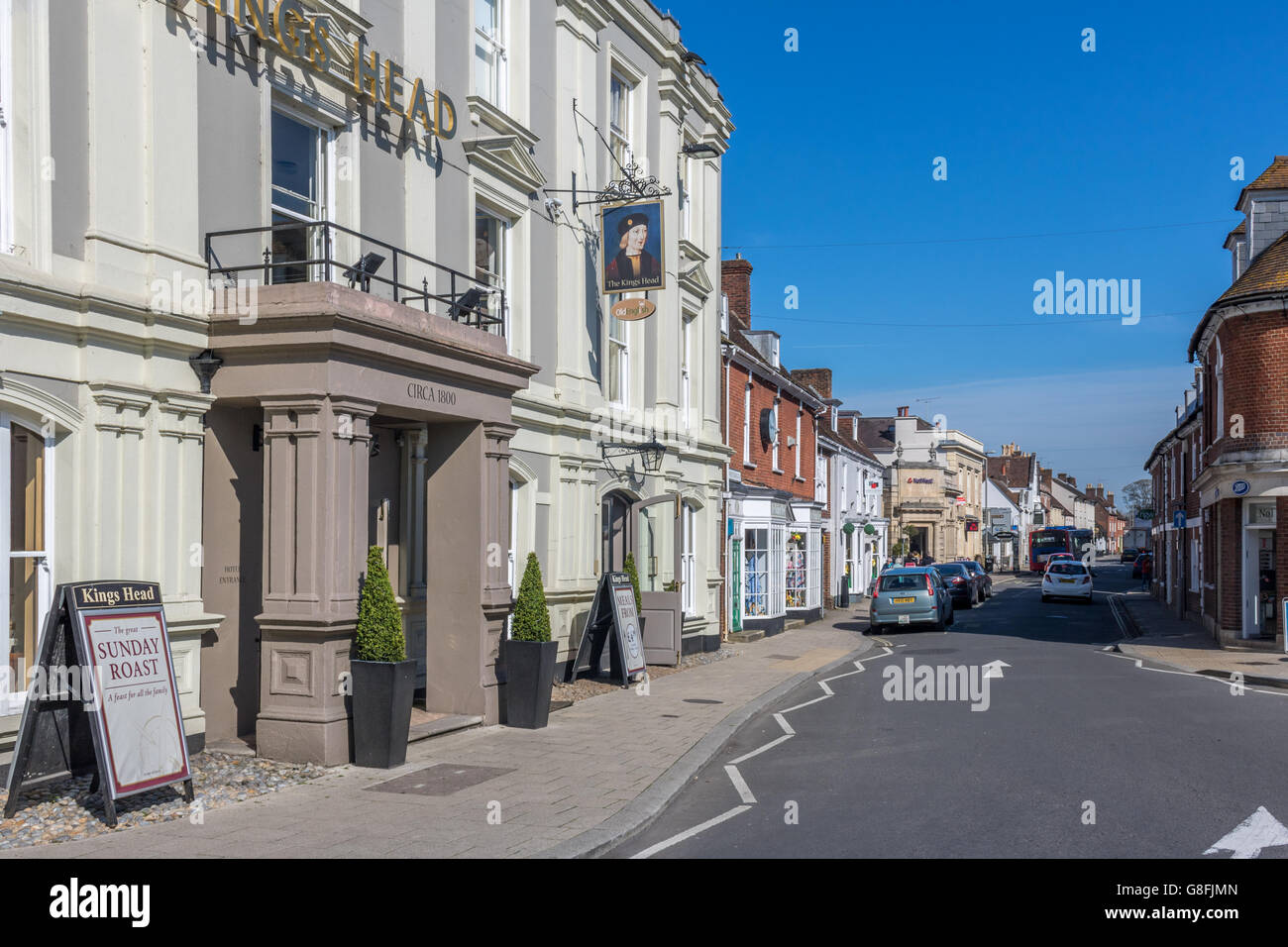 Wimborne town centre hires stock photography and images Alamy