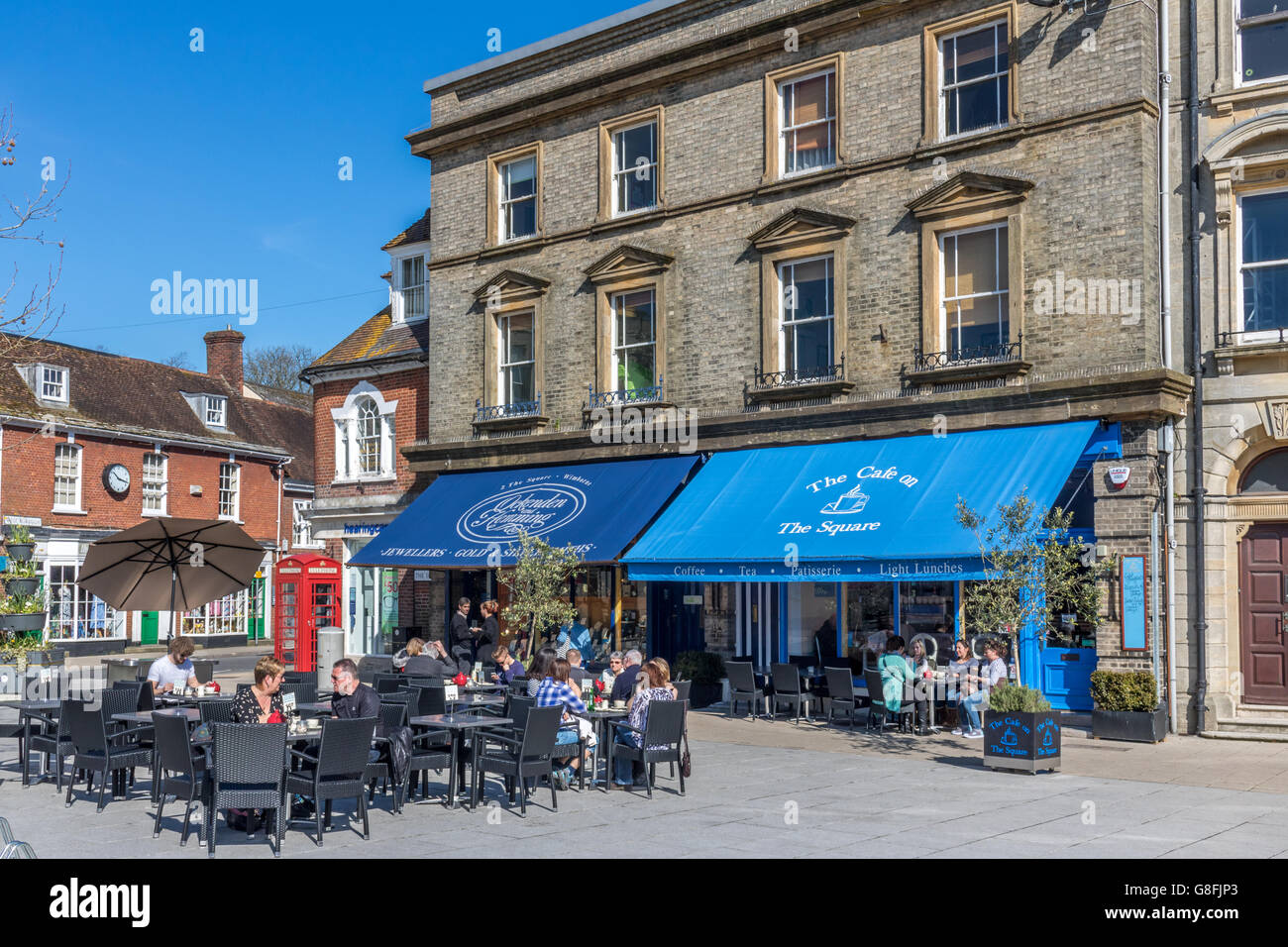 Wimborne Town Centre High Resolution Stock Photography and Images Alamy
