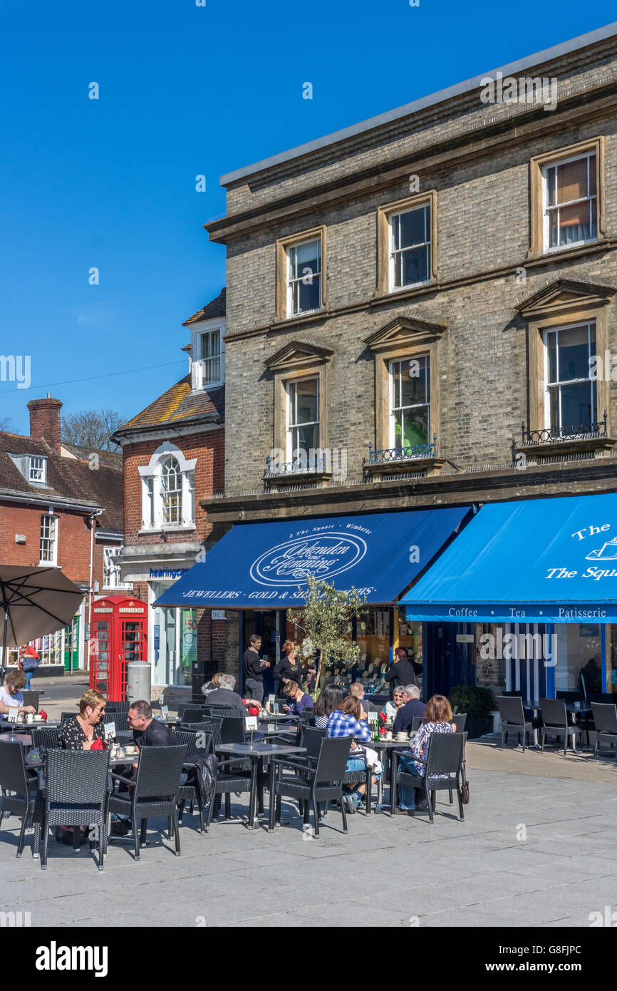 Wimborne town centre hires stock photography and images Alamy