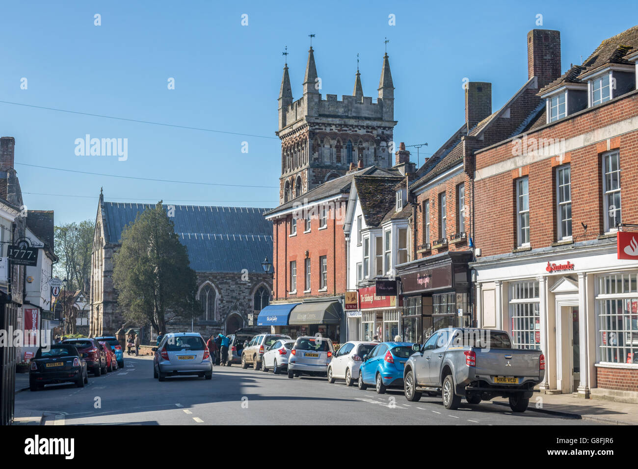 Wimborne town centre hires stock photography and images Alamy