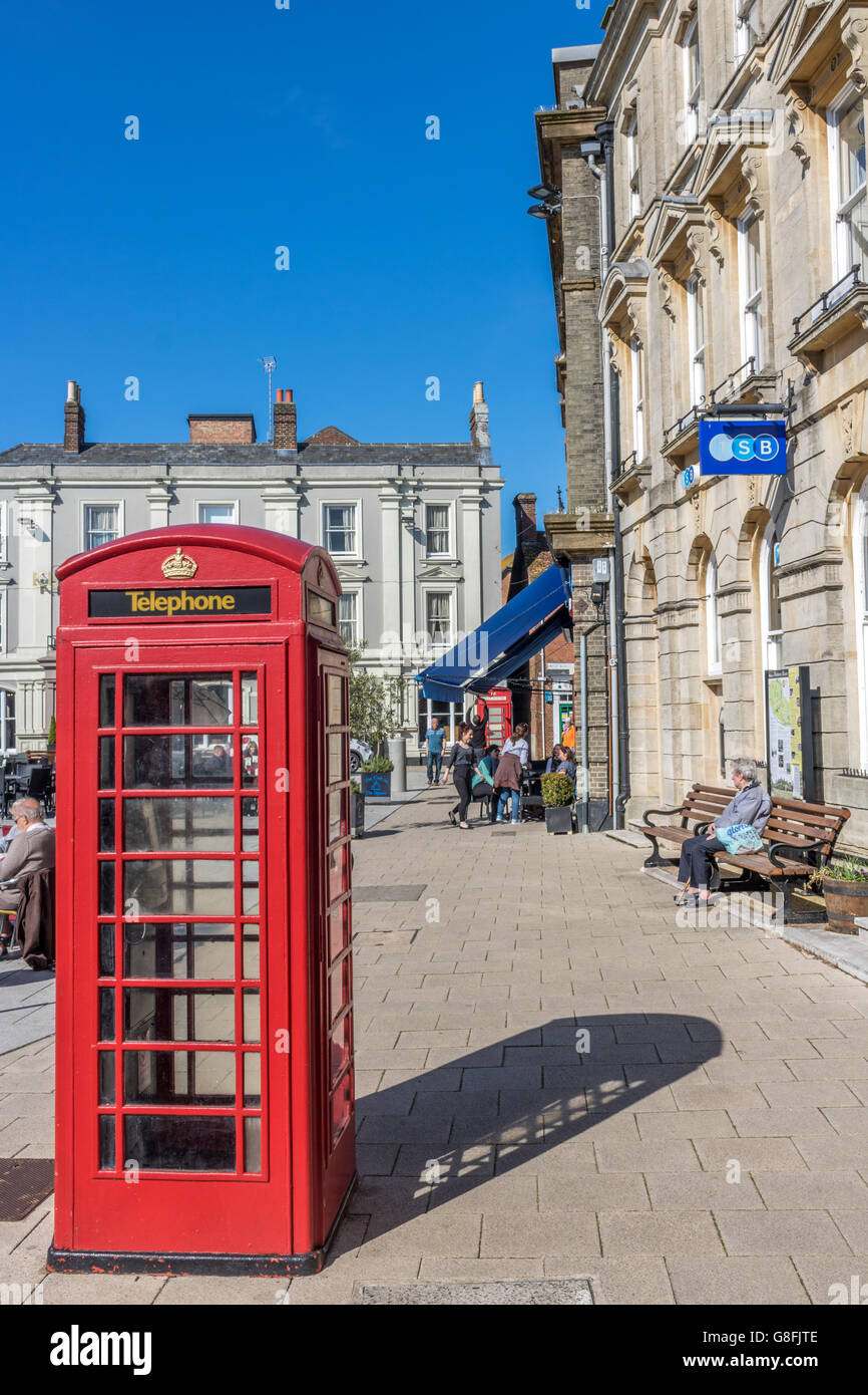 England Dorset Wimborne Town centre Adrian Baker Stock Photo Alamy