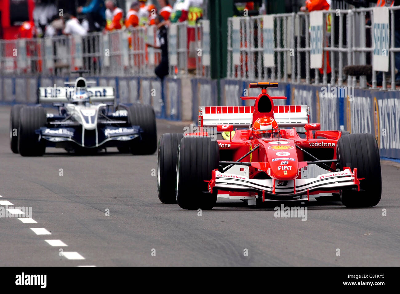 Michael schumacher pit lane hi-res stock photography and images - Alamy