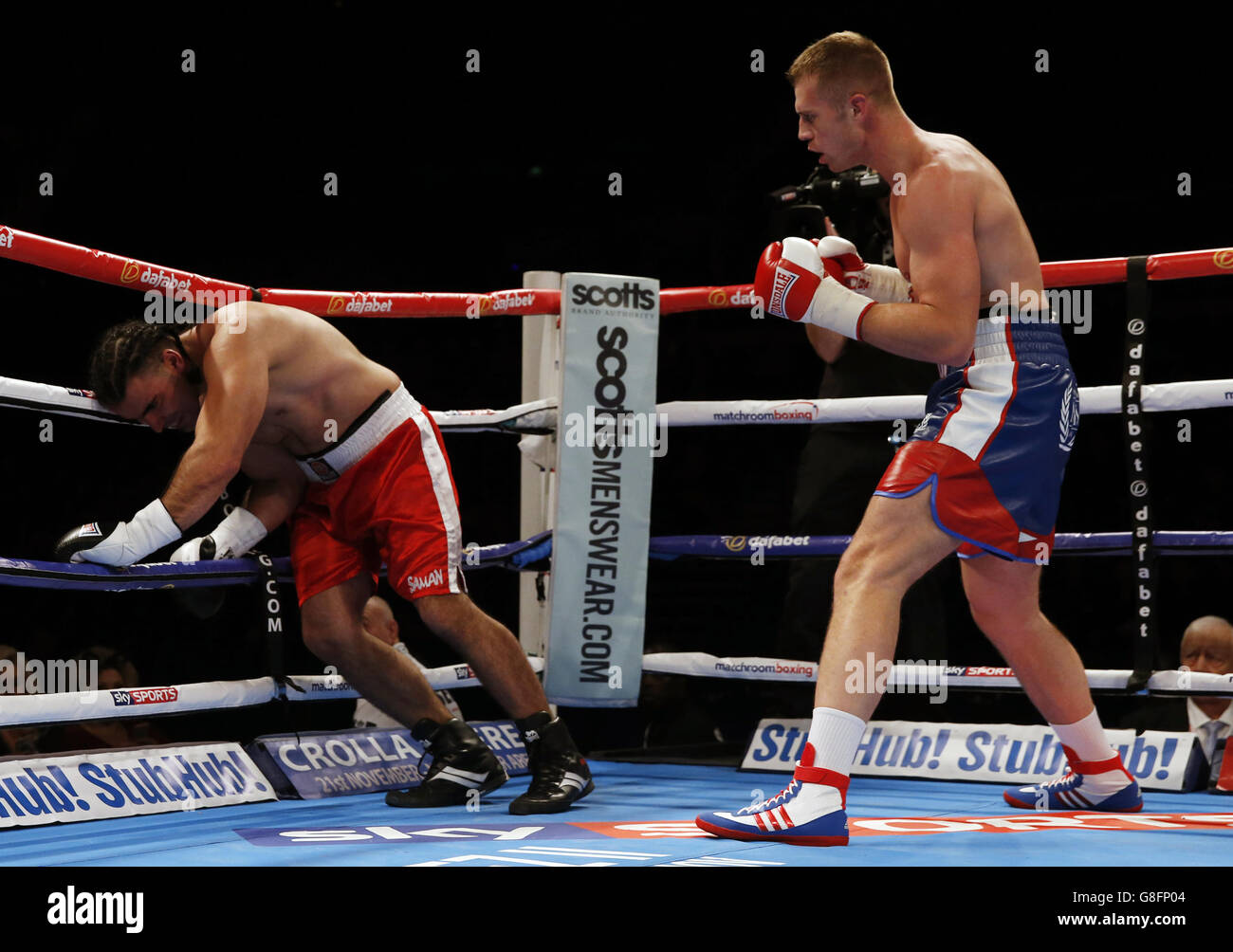 Boxing Liverpool Echo Arena Stock Photo Alamy