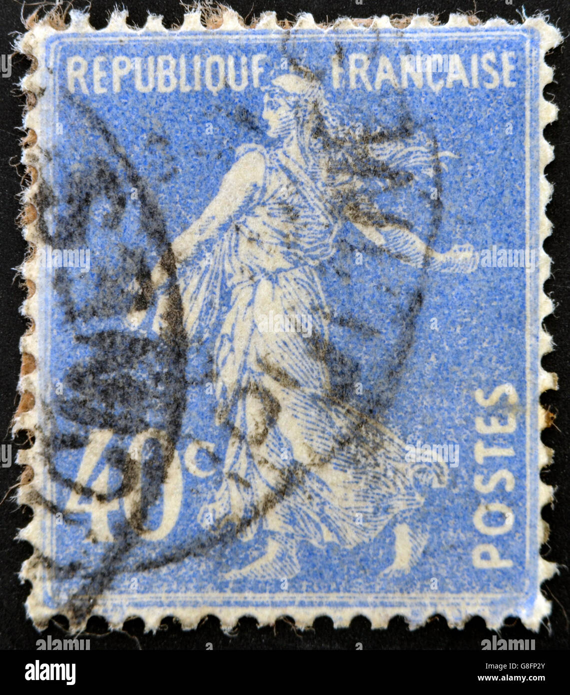France stamp marianne hi-res stock photography and images - Alamy