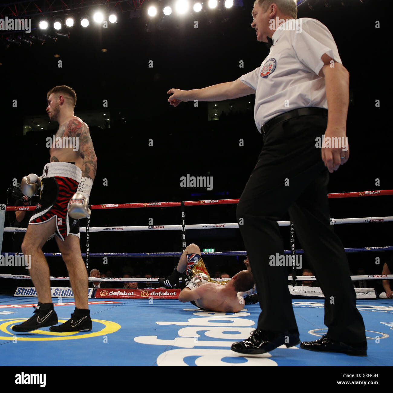 Boxing Liverpool Echo Arena Stock Photo Alamy