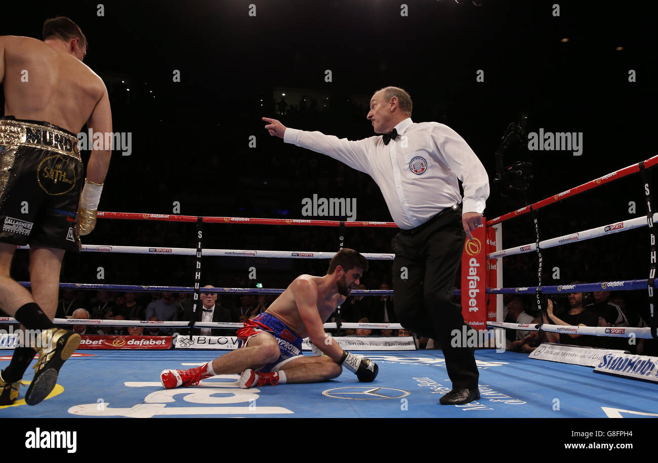 Boxing Liverpool Echo Arena Stock Photo Alamy