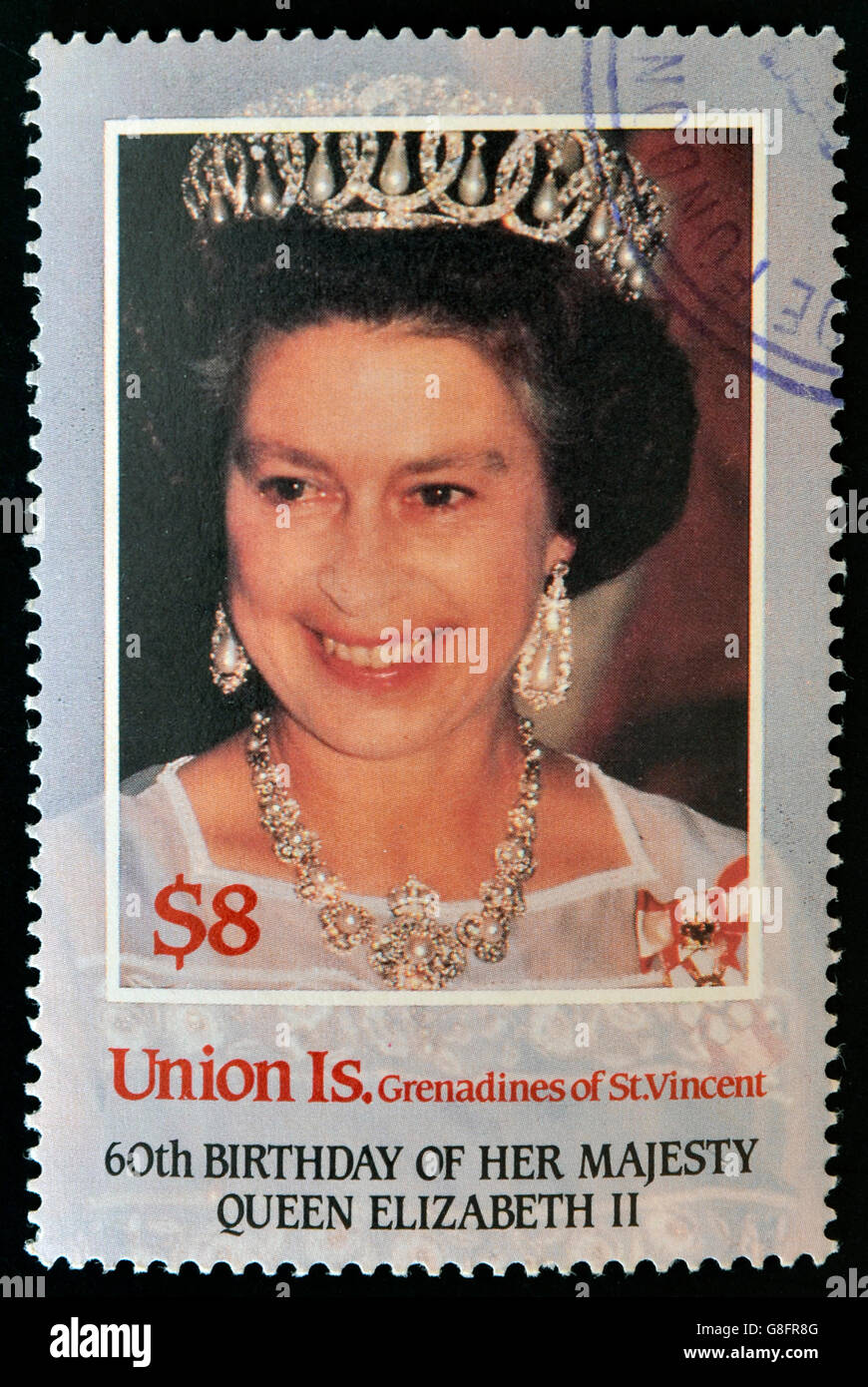 UNION IS. CIRCA 1986 a stamp printed in the Grenadines of St