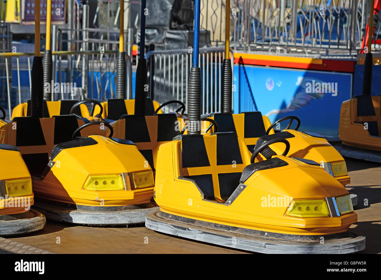 Bumper Car Amusement Park Stock Photos & Bumper Car Amusement Park