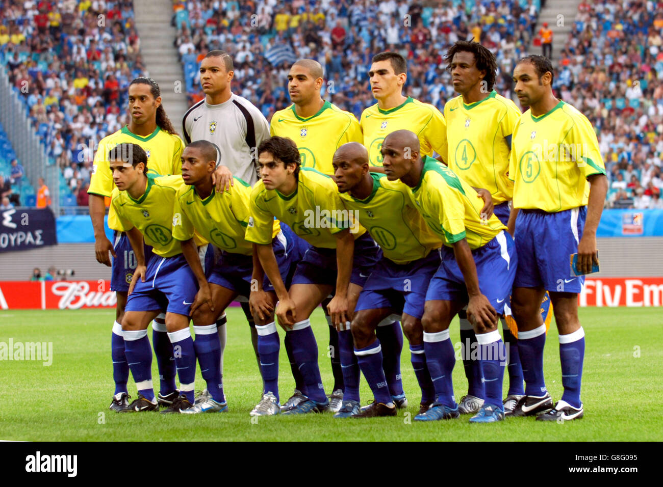 Brazil Players Pose Team Picture Prior Editorial Stock Photo - Stock Image