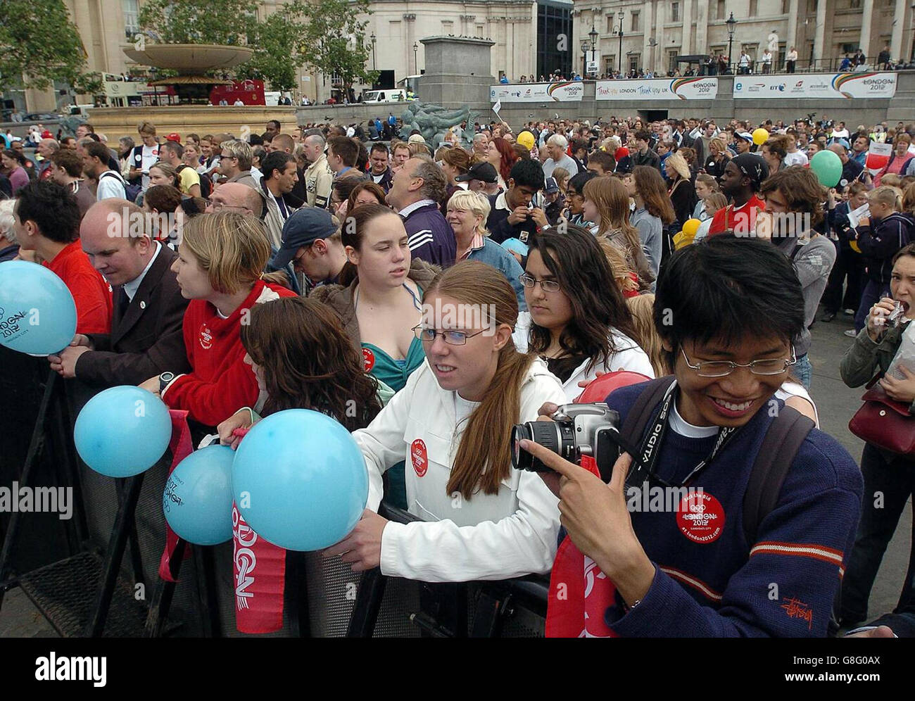 Olympic Bid Trafalgar Square High Resolution Stock Photography and ...