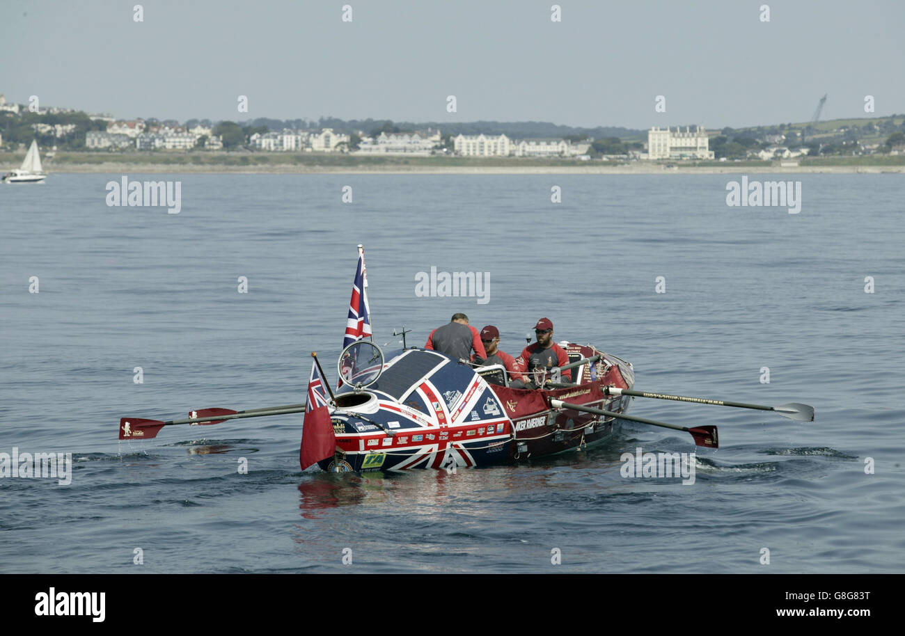 Rowing across atlantic ocean hires stock photography and images Alamy