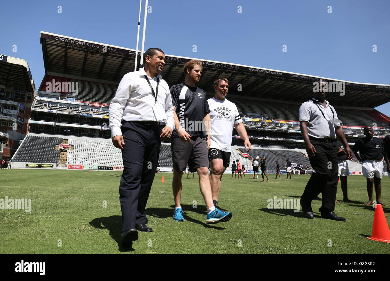 The Cell C Sharks Training -Hollywoodbets Kings Park Stadium