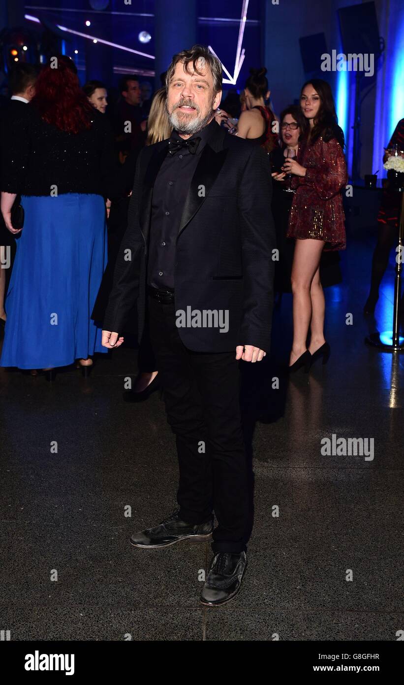 Star Wars: The Force Awakens after party - London. Mark Hamill attending the after party of new film Star Wars: The Force Awakens, at Tate Britain, London. Stock Photo