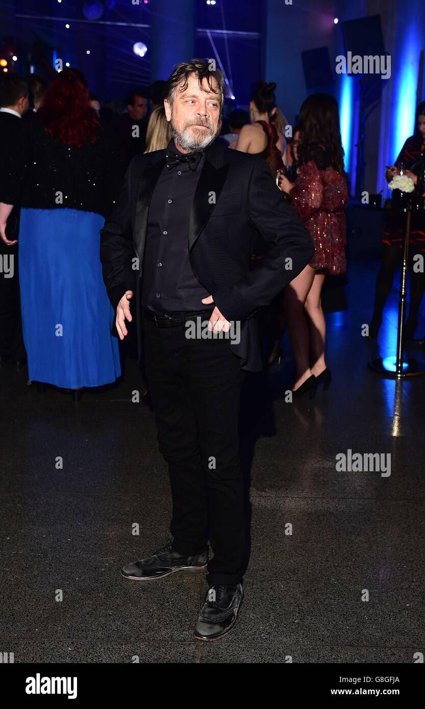 Mark Hamill attending the after party of new film Star Wars: The Force Awakens, at Tate Britain, London. Stock Photo