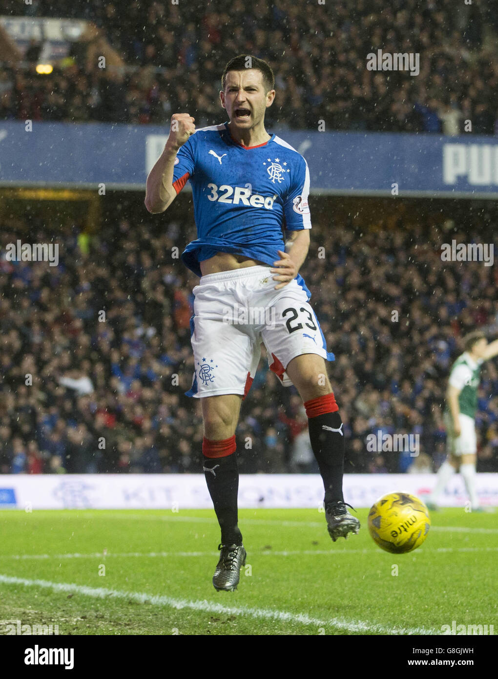 Jason Scotland Rangers Rangers Jason Holt celebrates scoring his side's first goal of the game ...