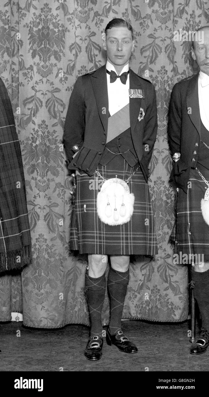 The Duke of York pictured at the Highland Society of London. Stock Photo