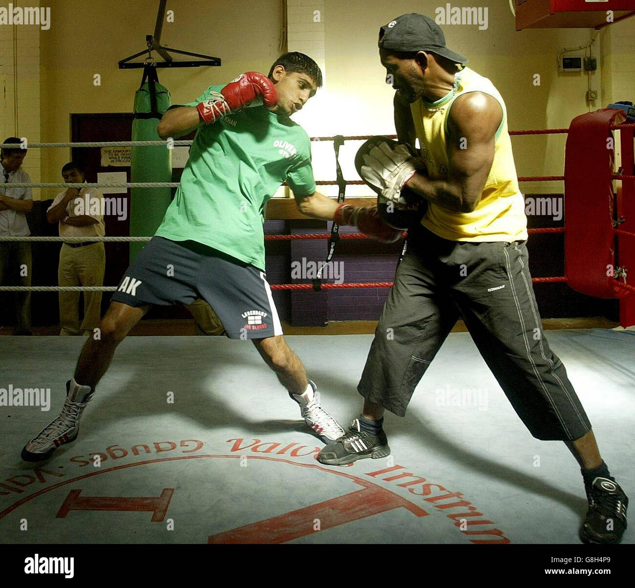Boxing - Amir Khan v David Bailey - Training - Olivers Gym. Olympic 