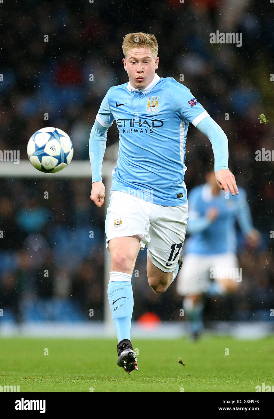 Manchester City's Kevin De Bruyne during the UEFA Champions League