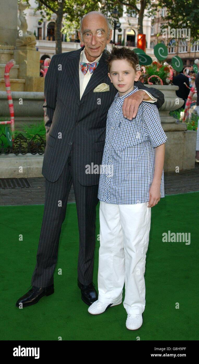 Premiere Charlie and the Chocolate Factory Leicester Square Stock