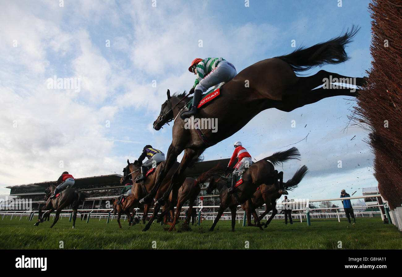 Shuil Royale ridden by Noel Fehily in the Ryman Stationery Handicap Chase during day one of The International at Cheltenham Racecourse. Stock Photo