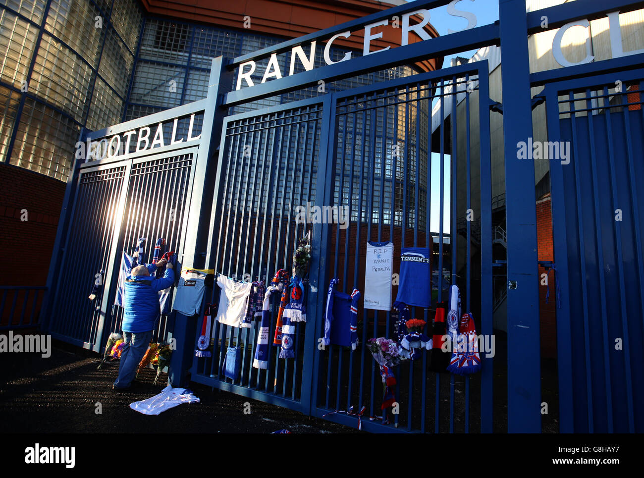 Rangers v Greenock Morton - Ladbrokes Scottish Championship - Ibrox Stadium Stock Photo