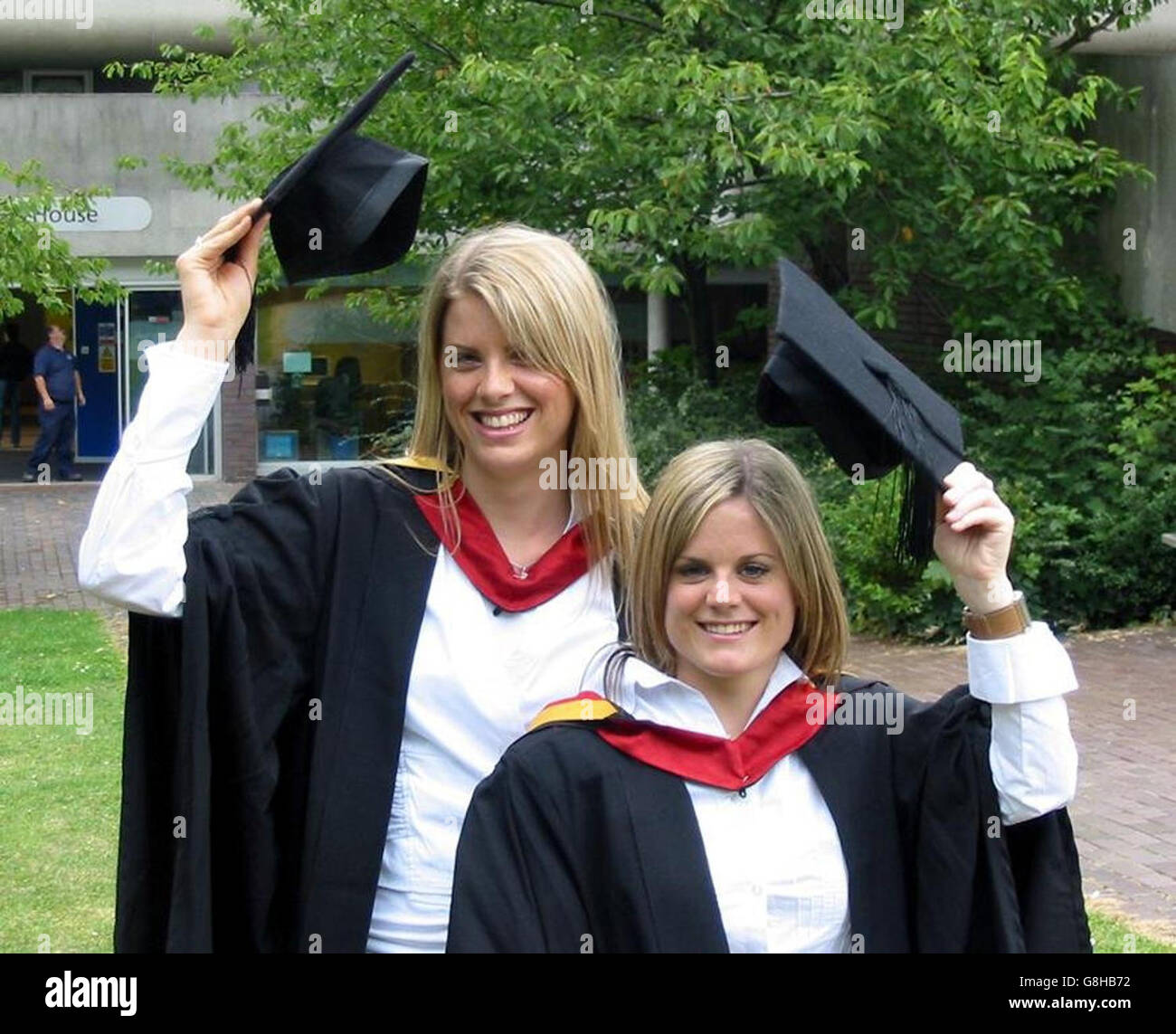Laura and Helen Taylor - Northumbria University Stock Photo