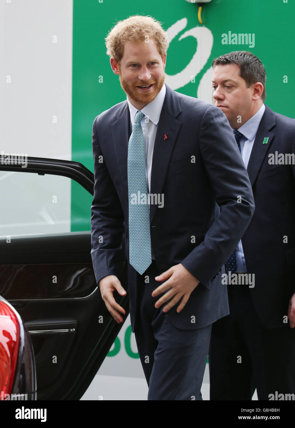 Prince harry visit to mildmay hospital hires stock photography and