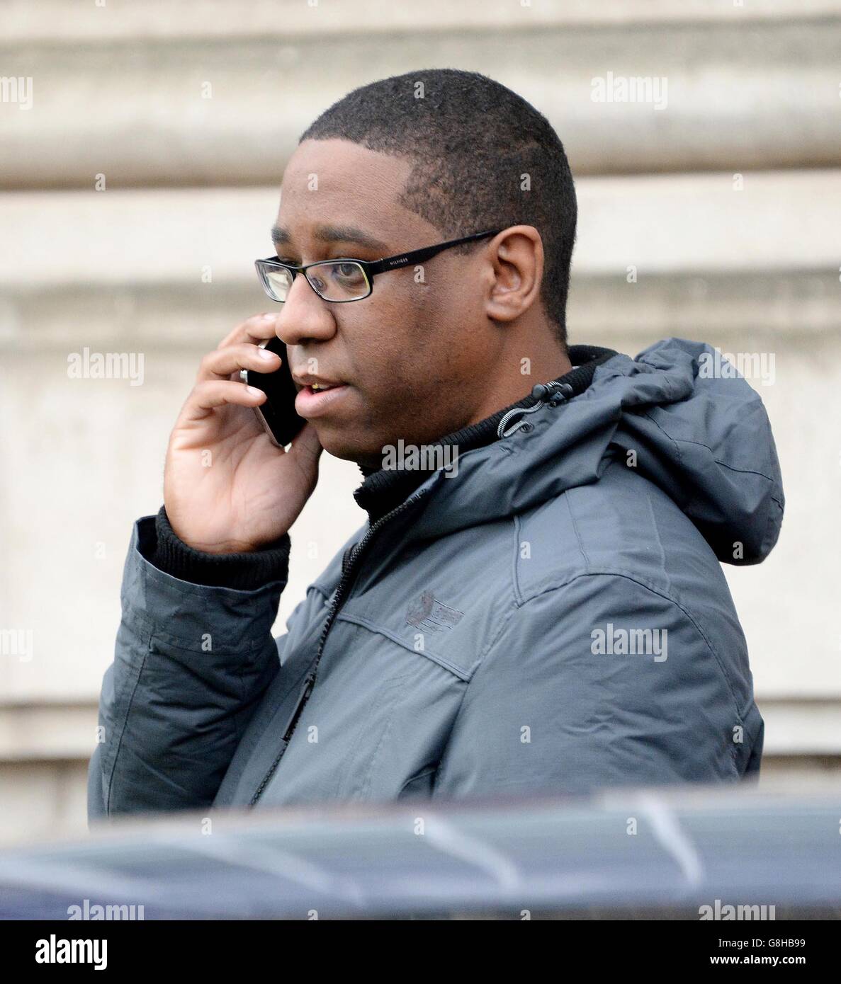 Michael Junior leaving Birmingham Magistrates' Court, as he has been charged with causing the deaths of two young sisters by dangerous driving. Stock Photo