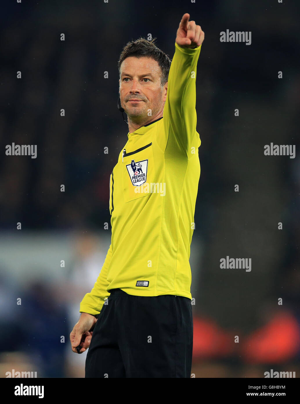 Referee mark clattenburg barclays premier league match king power