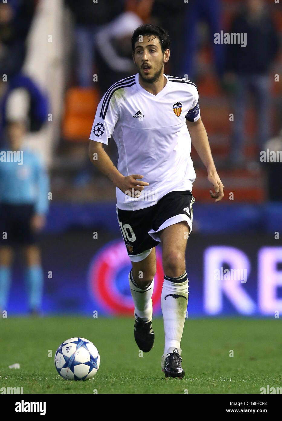 Valencia CF v Olympique Lyonnais - UEFA Champions League - Group H - Mestalla Stadium Stock Photo