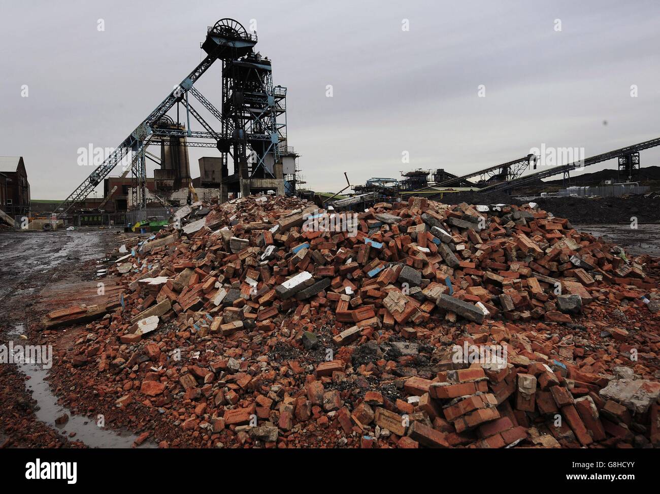 Hatfield Colliery dispute Stock Photo