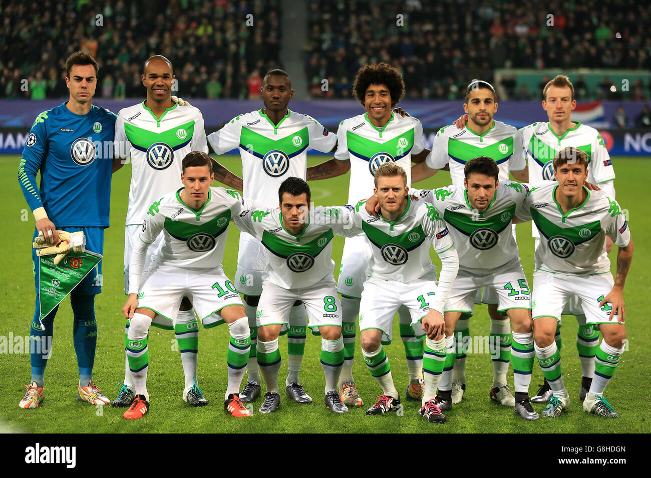 VfL Wolfsburg v Manchester United - UEFA Champions League - Group B -  Volkswagen Arena Stock Photo - Alamy