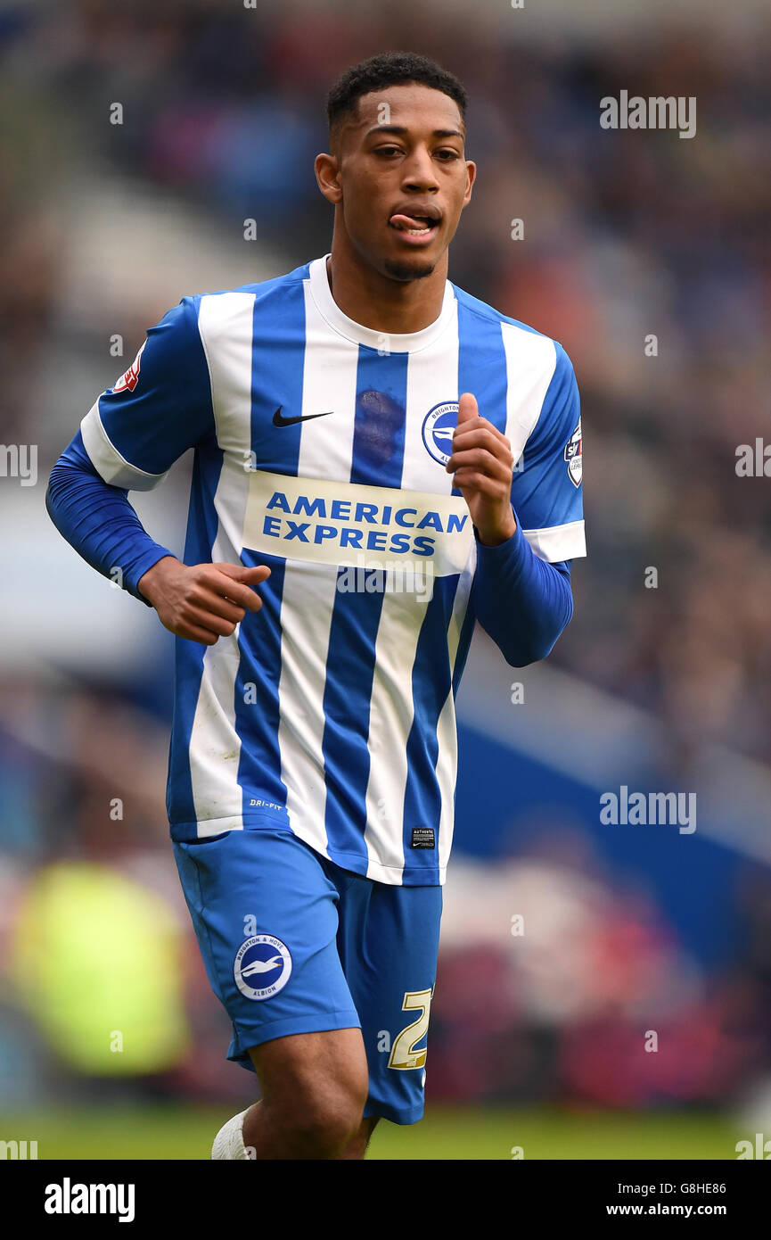 Brighton and Hove Albion's Rajiv van La Parra during the Sky Bet  Championship match at the AMEX Stadium, Brighton. PRESS ASSOCIATION Photo.  Picture date: Saturday December 19, 2015. See PA story SOCCER