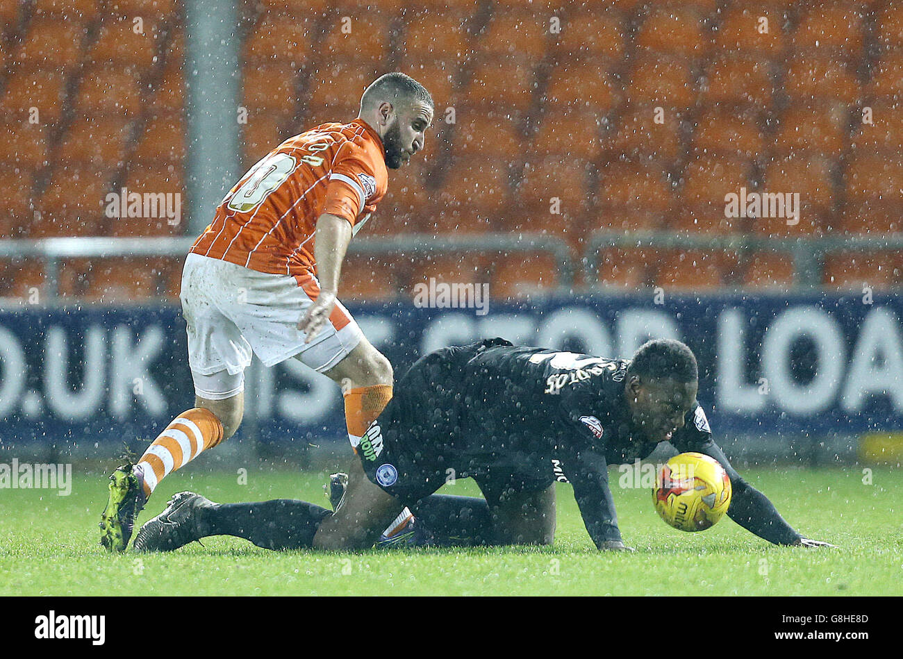 Blackpool v Peterborough United - Sky Bet League One - Bloomfield Road Stock Photo