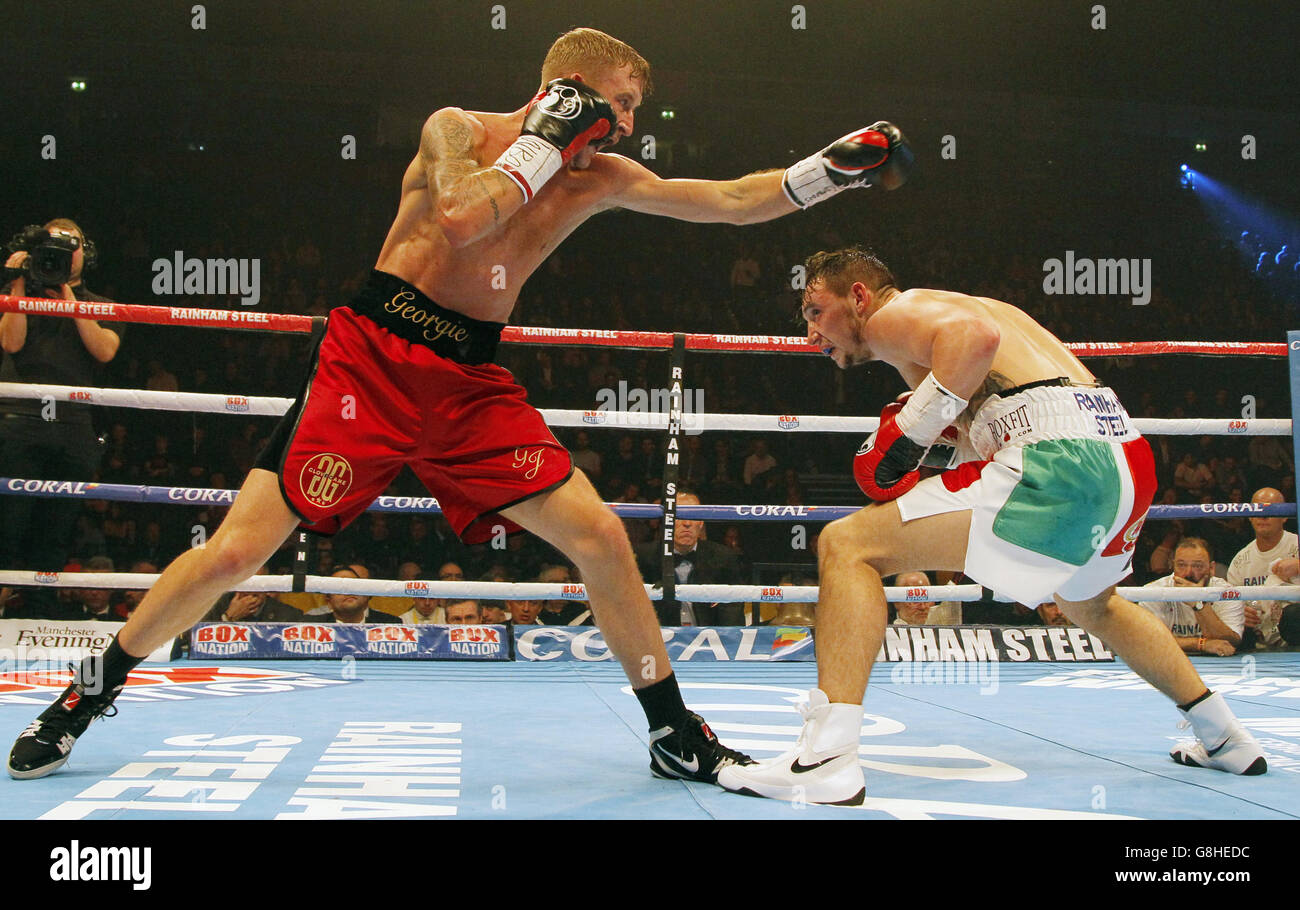 Boxing Manchester Arena Stock Photo Alamy