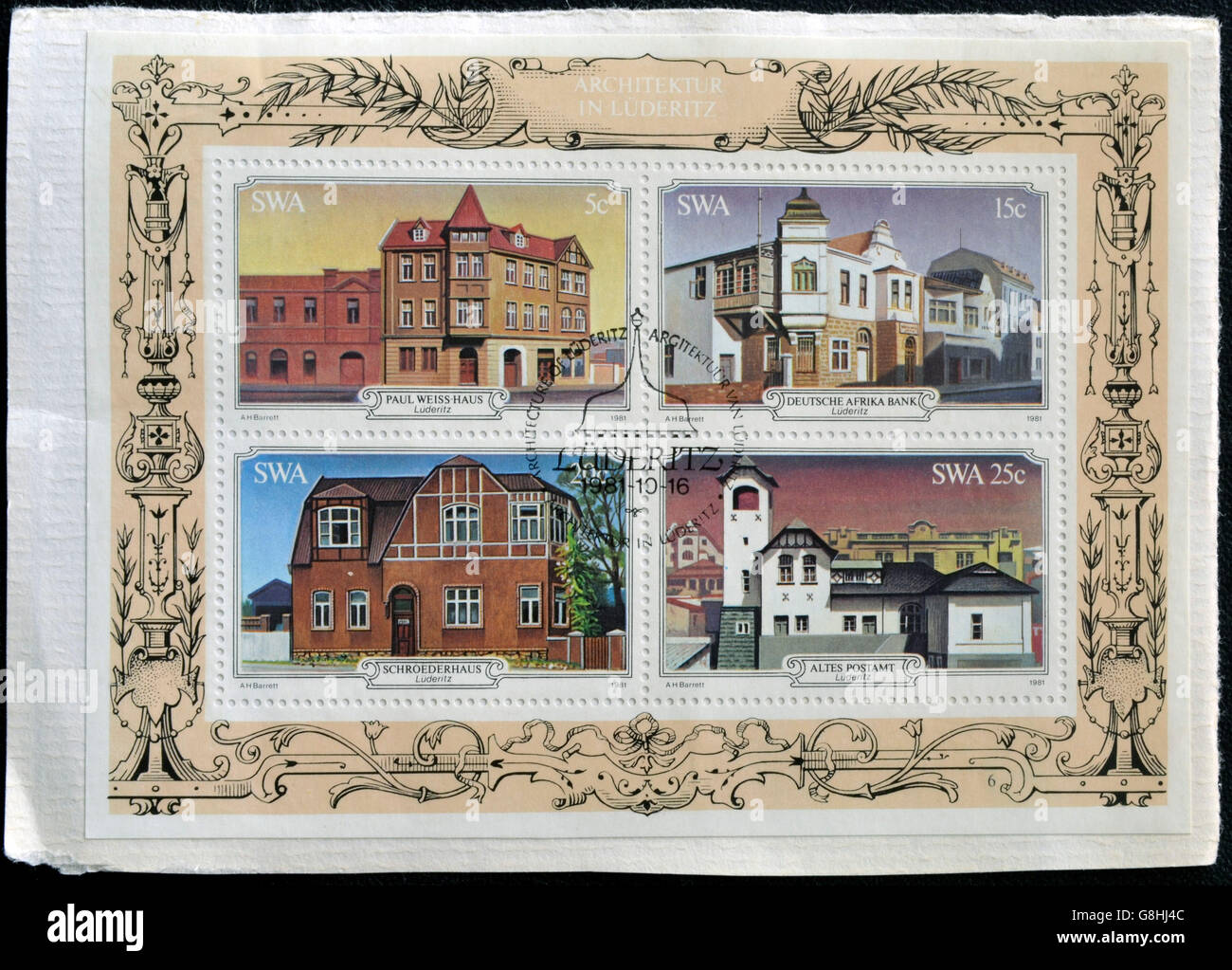 SOUTH AFRICA CIRCA 1981 Stamps printed in South Africa shows