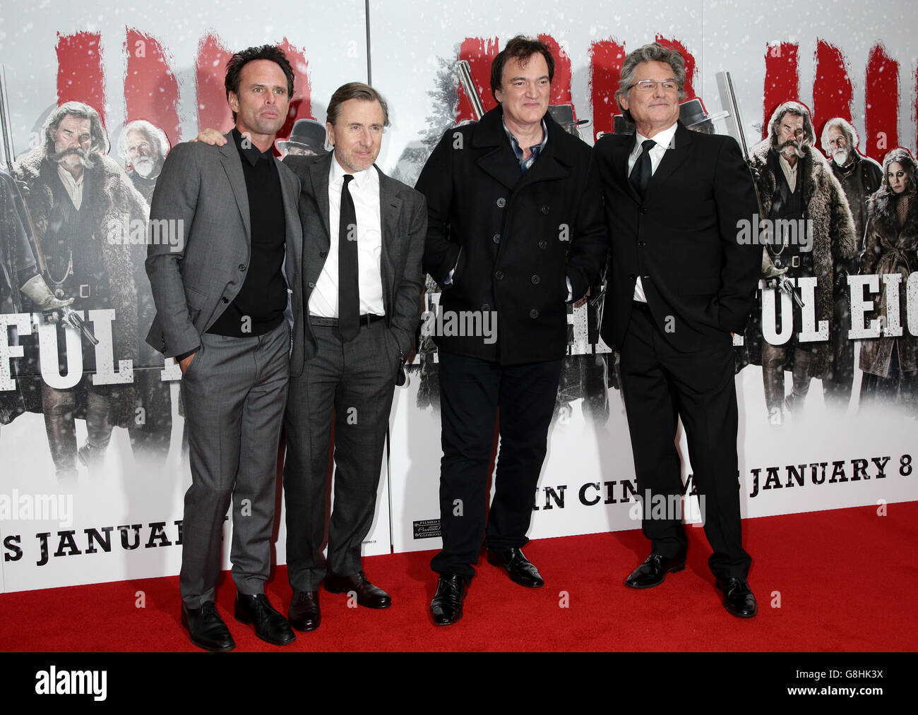 Walton Goggins, Tim Roth, Quentin Tarantino and Kurt Russell attending ...