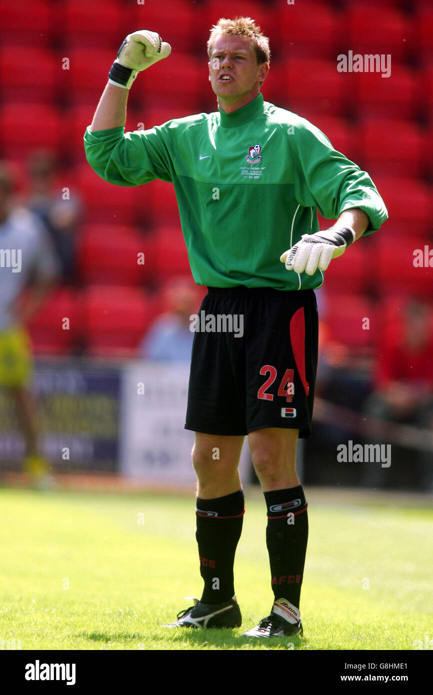 Soccer - Friendly - AFC Bournemouth v Charlton Athletic - Fitness First Stadium. Bournemouth goalkeeper Gareth Stewart Stock Photo