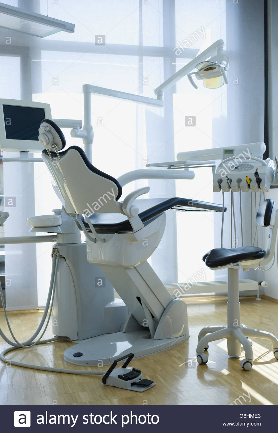 Empty Dentist S Chair In Exam Room Stock Photo 108568715 Alamy