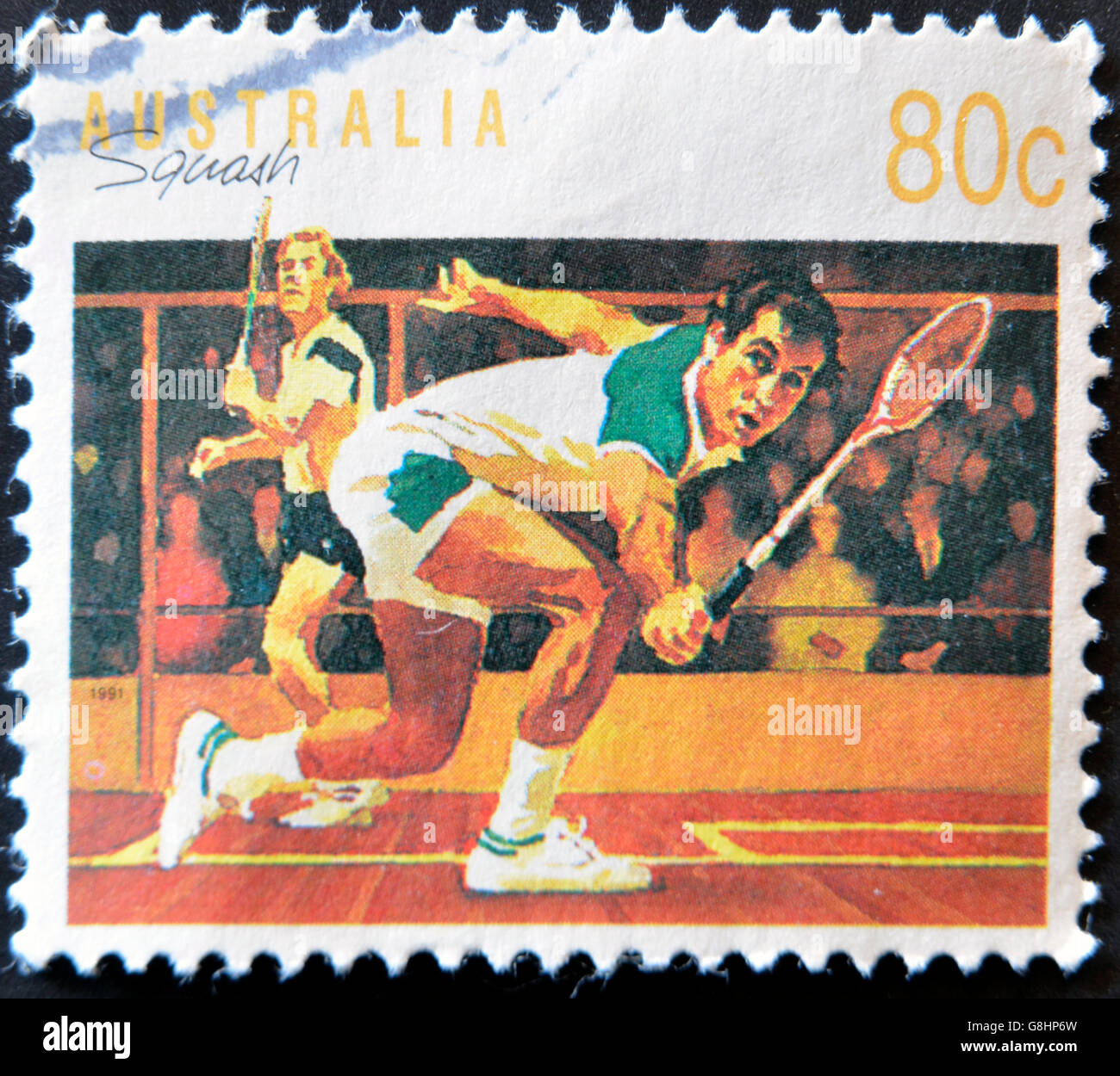AUSTRALIA CIRCA 1991 A stamp printed in Australia dedicated to