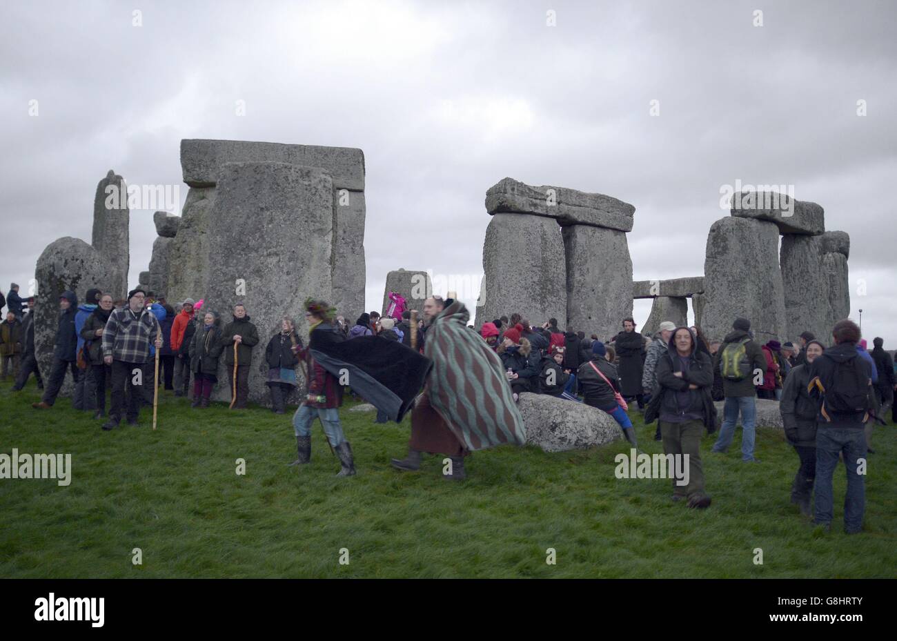 Winter Solstice at Stonehenge Stock Photo Alamy