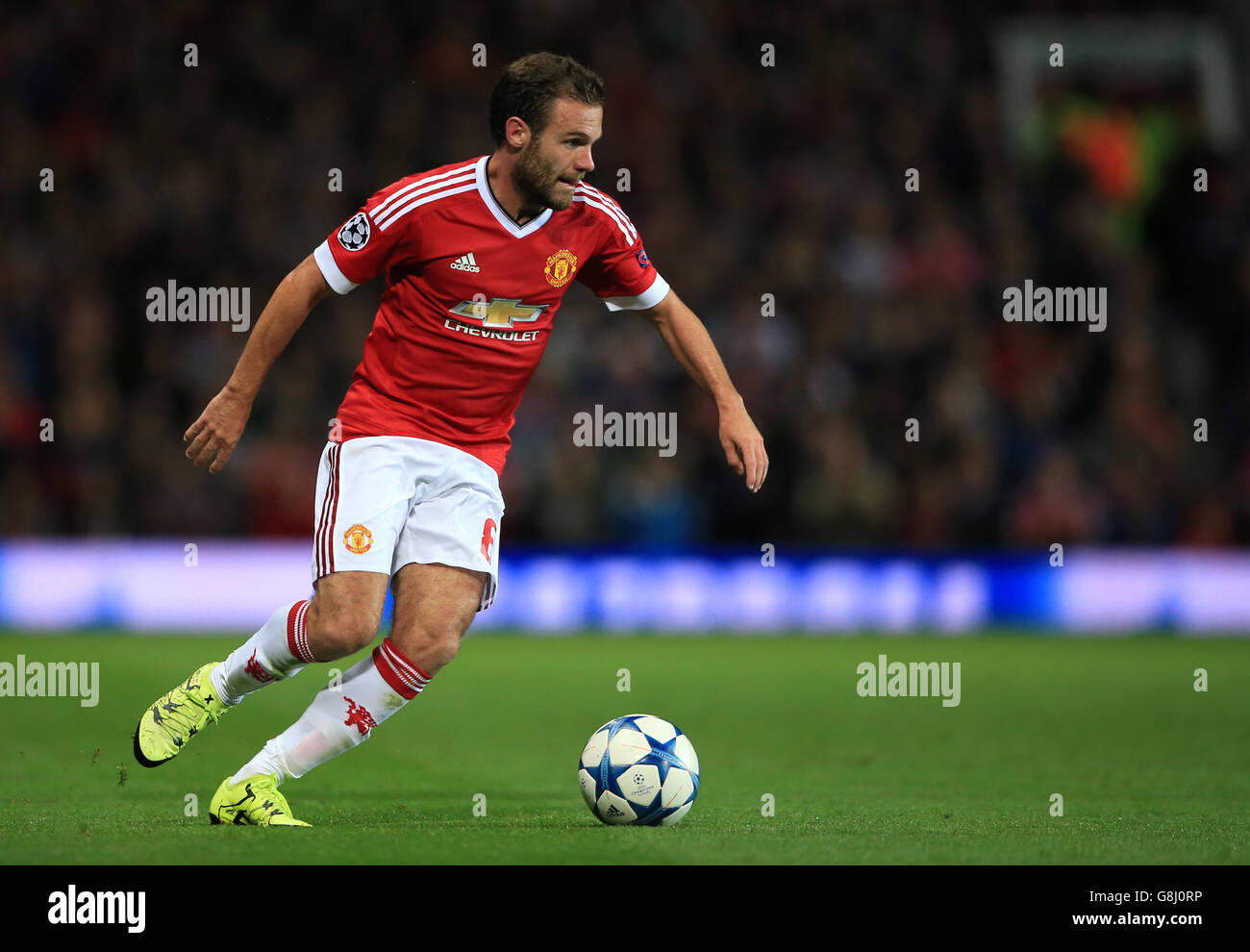 Soccer - UEFA Champions League - Qualifying - Play-off - Manchester United v Club Brugge - Old Trafford Stock Photo