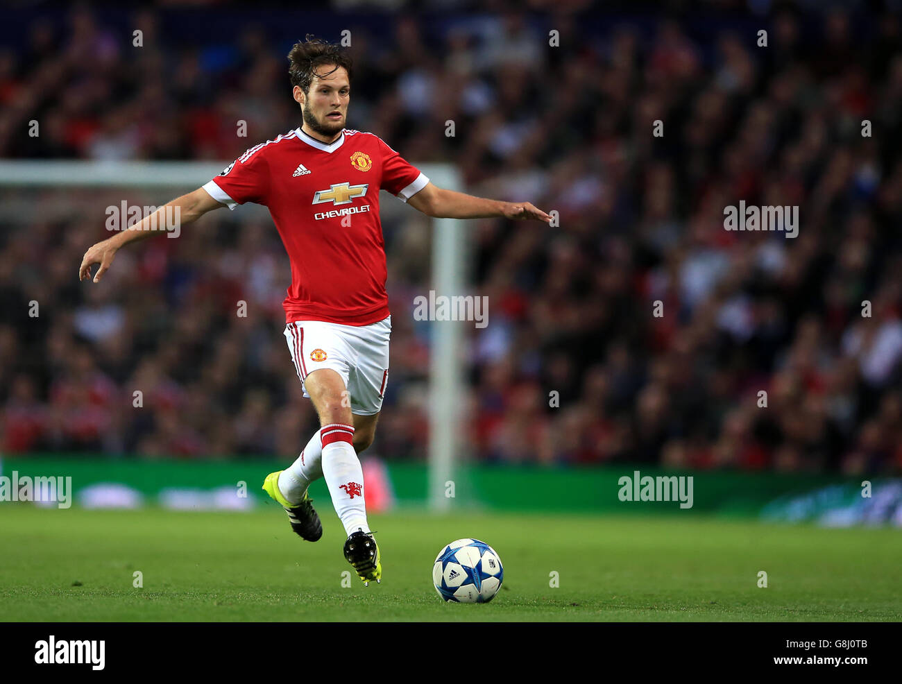 Soccer - UEFA Champions League - Qualifying - Play-off - Manchester United v Club Brugge - Old Trafford Stock Photo