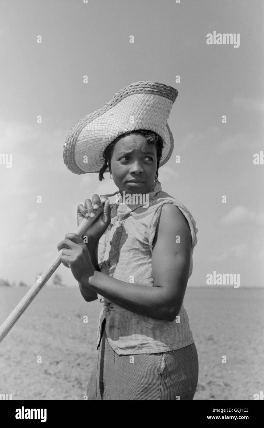 Cotton Hoer, New Madrid County, Missouri, USA, Russell Lee, May 1938 Stock Photo
