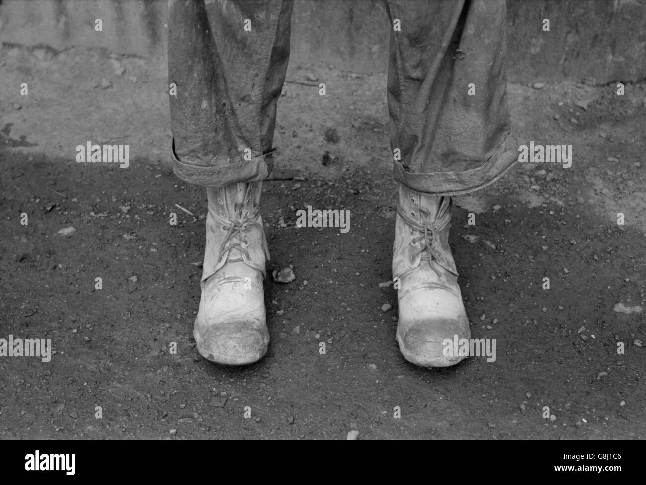 Miners Boots High Resolution Stock 