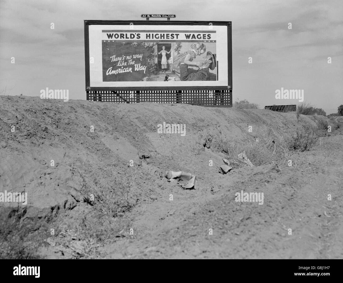 Billboard sponsored by national association of manufacturers u s