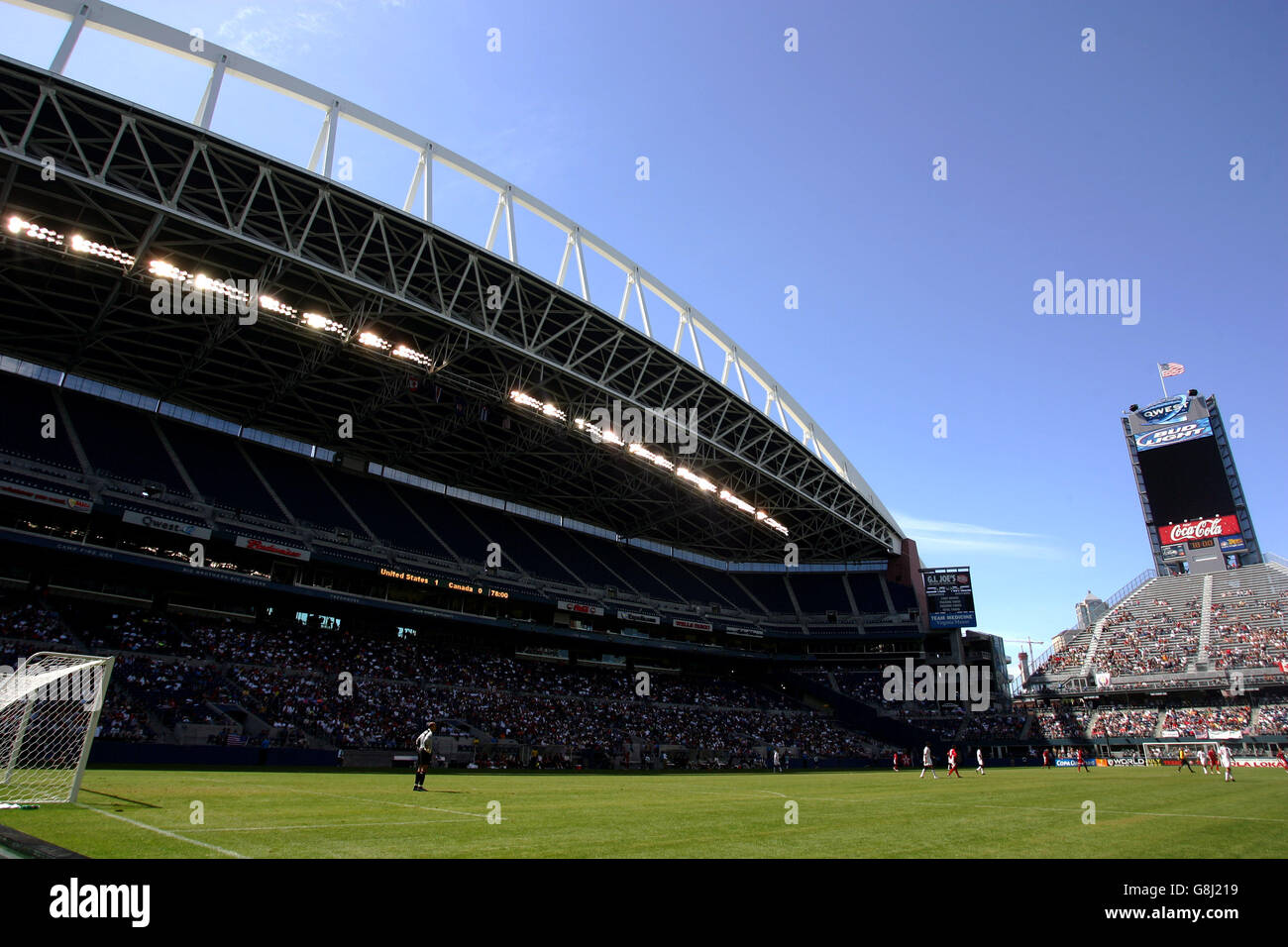 Soccer - CONCACAF Gold Cup 2005 - Group B - USA v Canada - Qwest Field. A general view of the Qwest Field Stadium Stock Photo