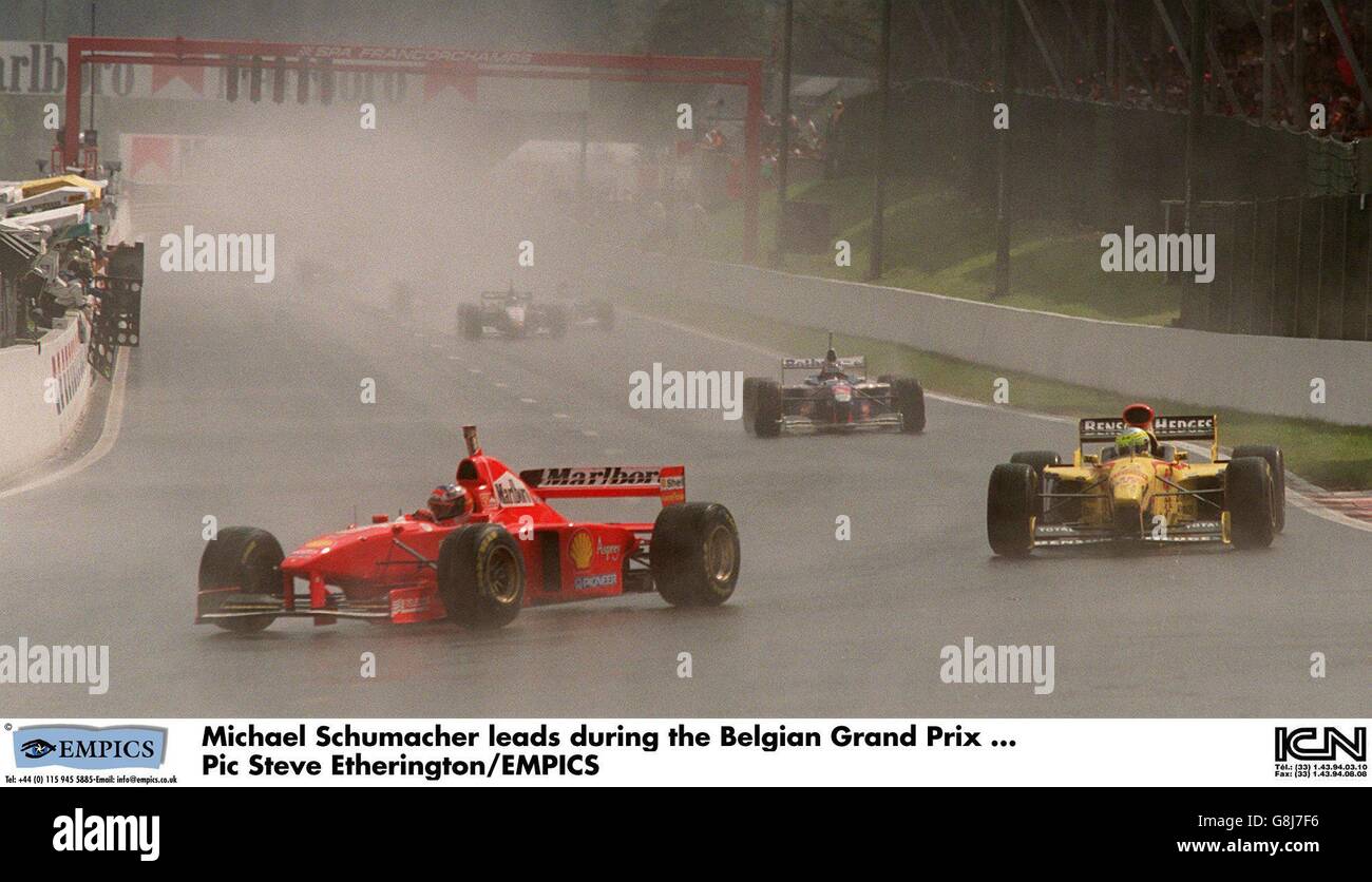 Motor Racing ... Belgian Grand Prix Stock Photo - Alamy