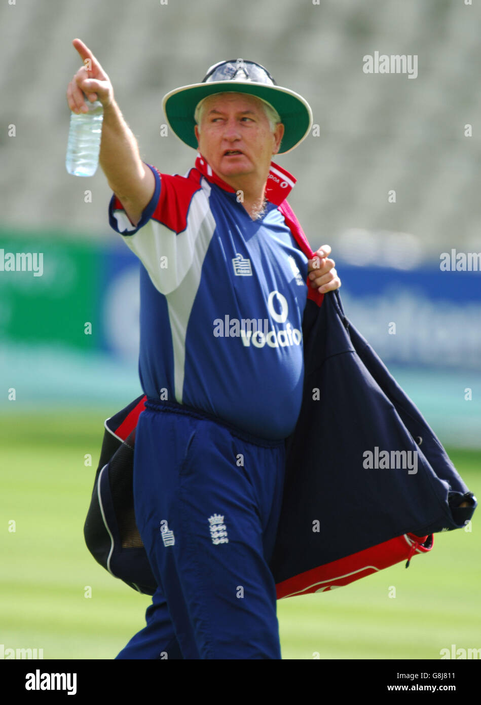Cricket - The Ashes - npower Second Test - England v Australia - England Nets - Edgbaston. England's coach Duncan Fletcher Stock Photo
