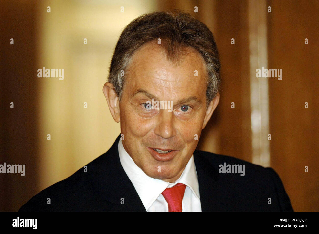 Prime Minister Tony Blair hosts his last press conference before his